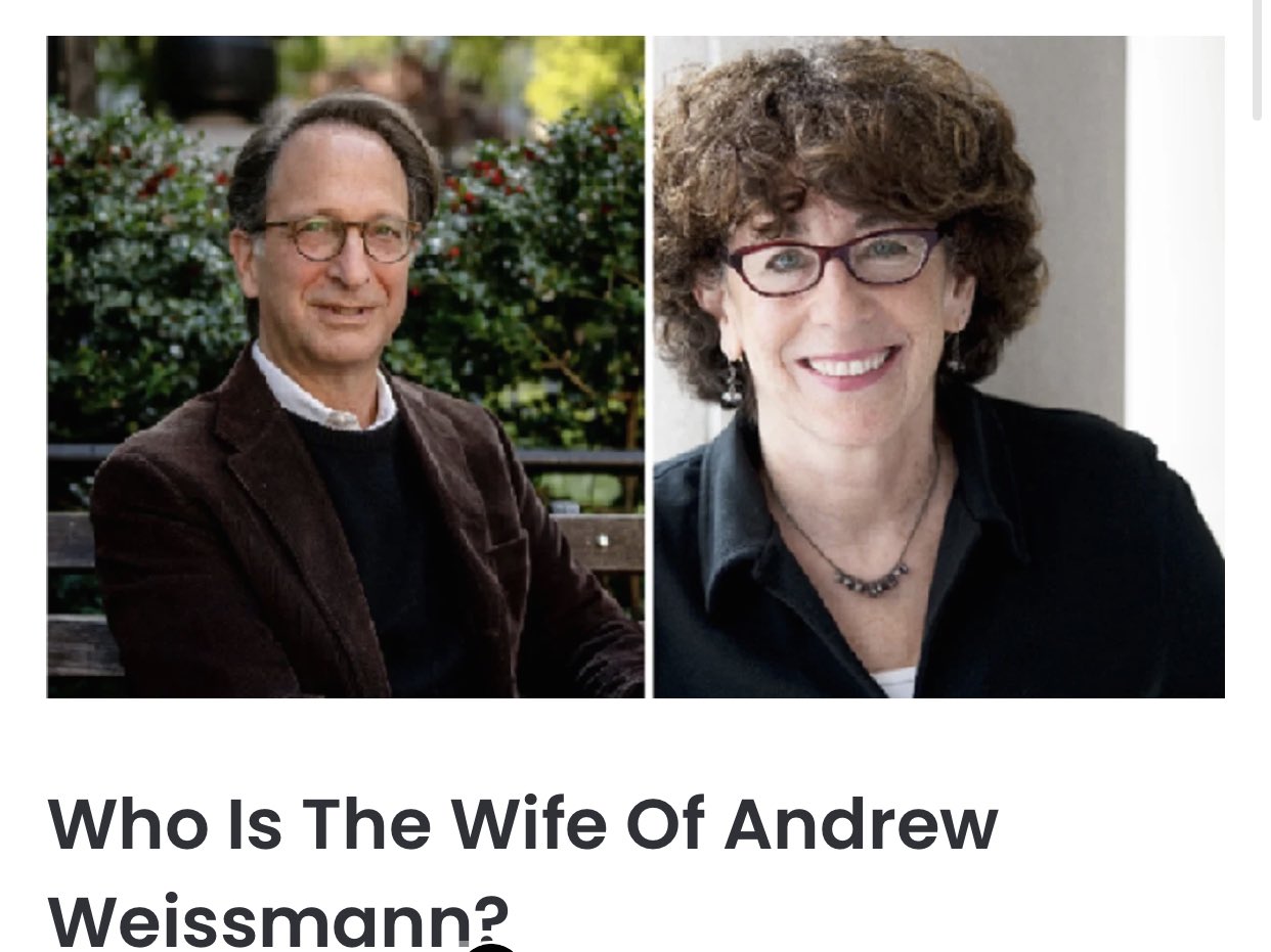 Andrew Weissmann Wife